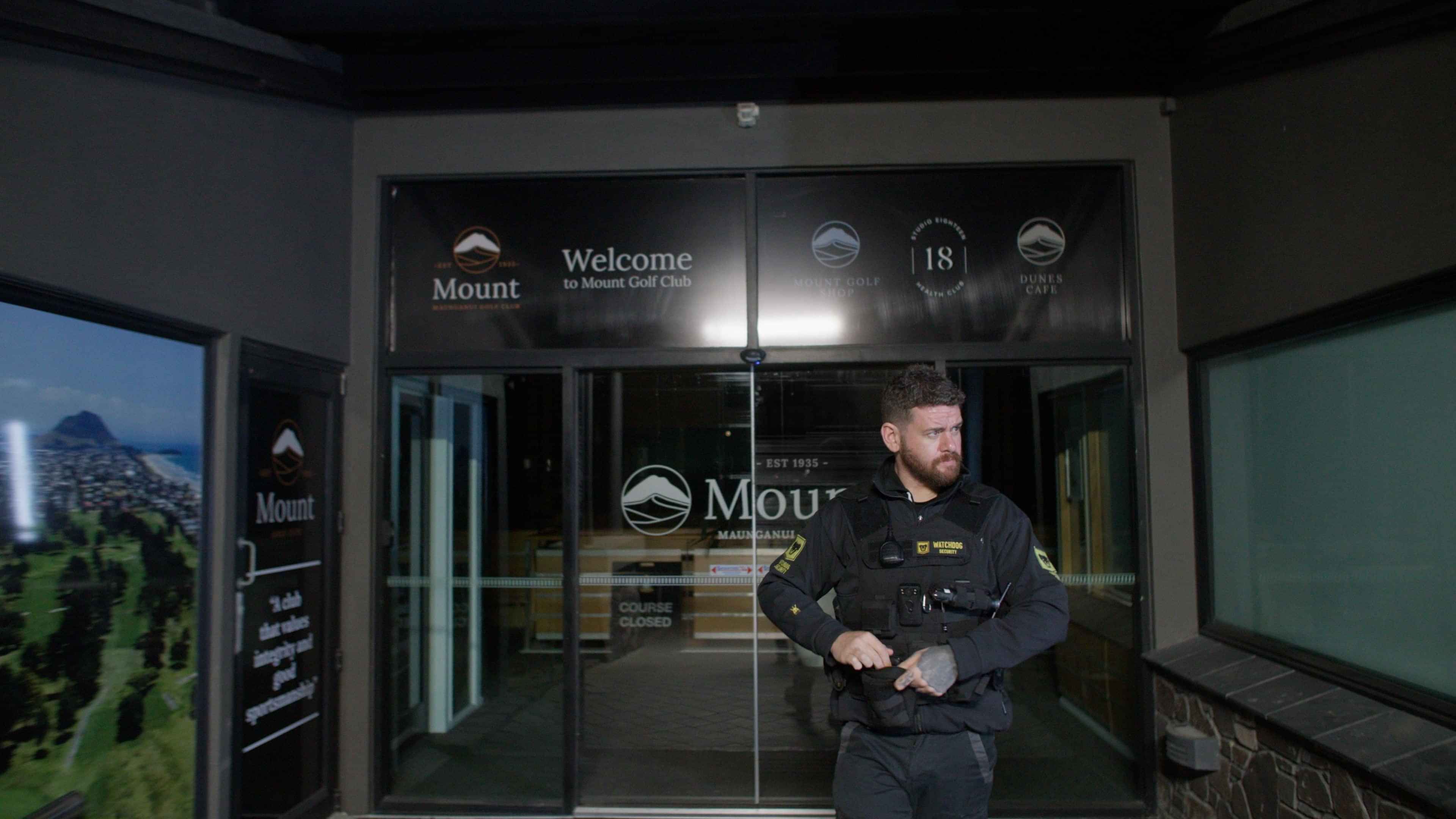 Watchdog commercial security team on site in the Bay of Plenty.